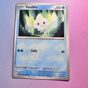 vanillite - 043/182 (common) — pokemon: paradox rift